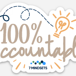 100% Accountable Sticker