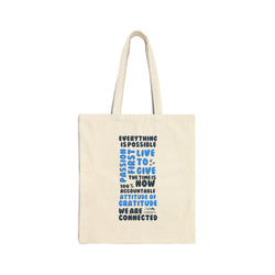 Mindsets Cloud Cotton Canvas Tote Bag
