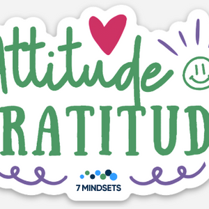 Attitude of Gratitude Sticker