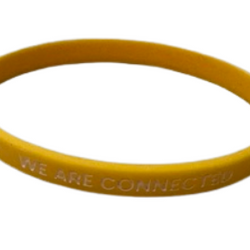 We Are Connected® Silicone Wristband