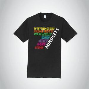 7 Mindsets Neon/Black "7 Mindsets" T-Shirt