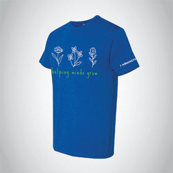 Helping Minds Grow T-Shirt in Royal