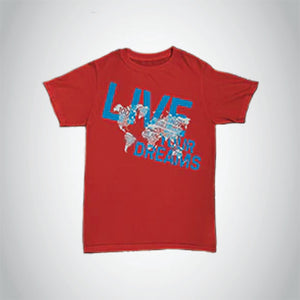 7 Mindsets Red "Live Your Dreams" T-Shirt